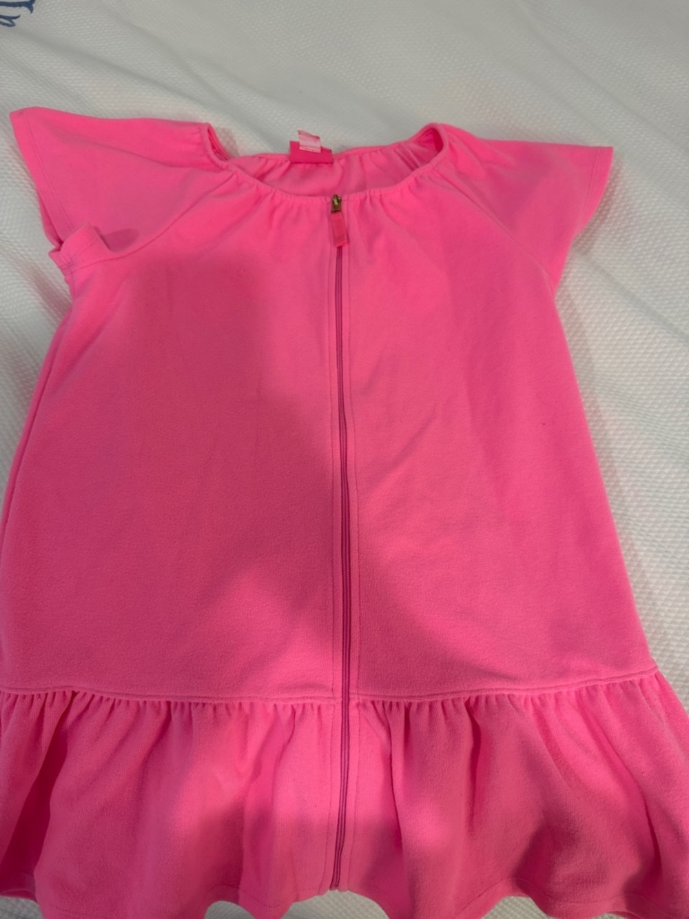Lily Pulitzer Bright Pink Girls' Zip-Front  Cover up